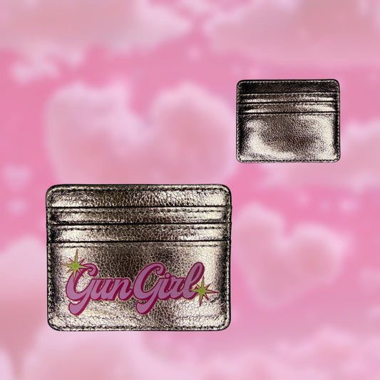 GUN GIRL CARD HOLDER