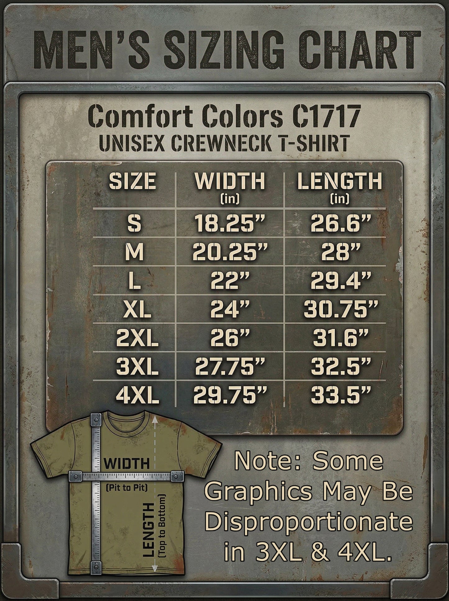 MEN’S SIZING CHART